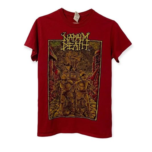 Camiseta banda Napalm Death, várias cores